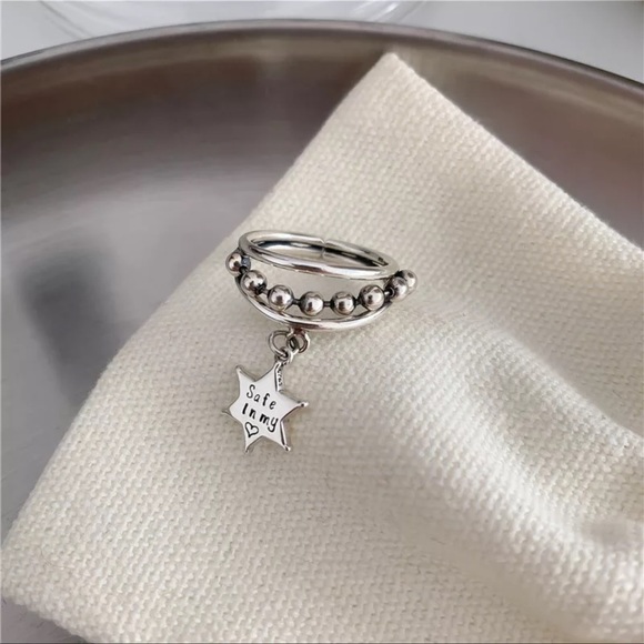 New 925 Sterling Silver Multi-Layer Pentagram boho - Picture 5 of 5